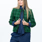 The Coco Jacket - Emerald Check