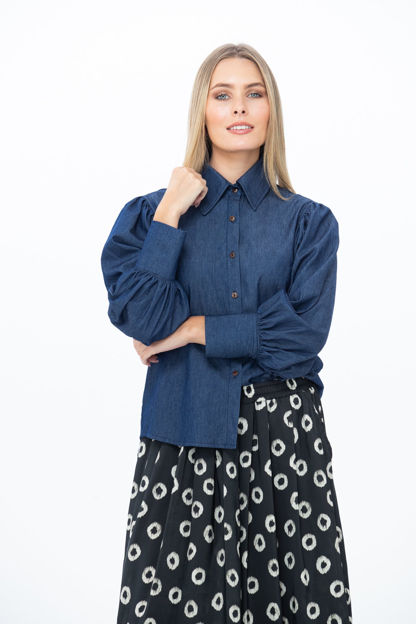 Harper Shirt - Denim