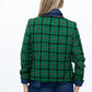 The Coco Jacket - Emerald Check