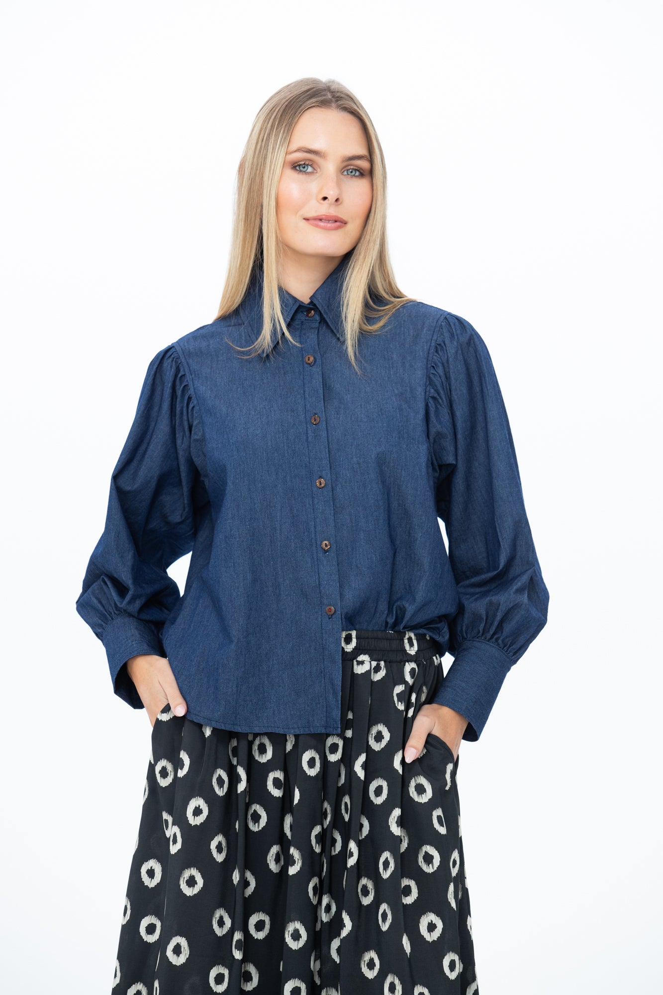 Harper Shirt - Denim