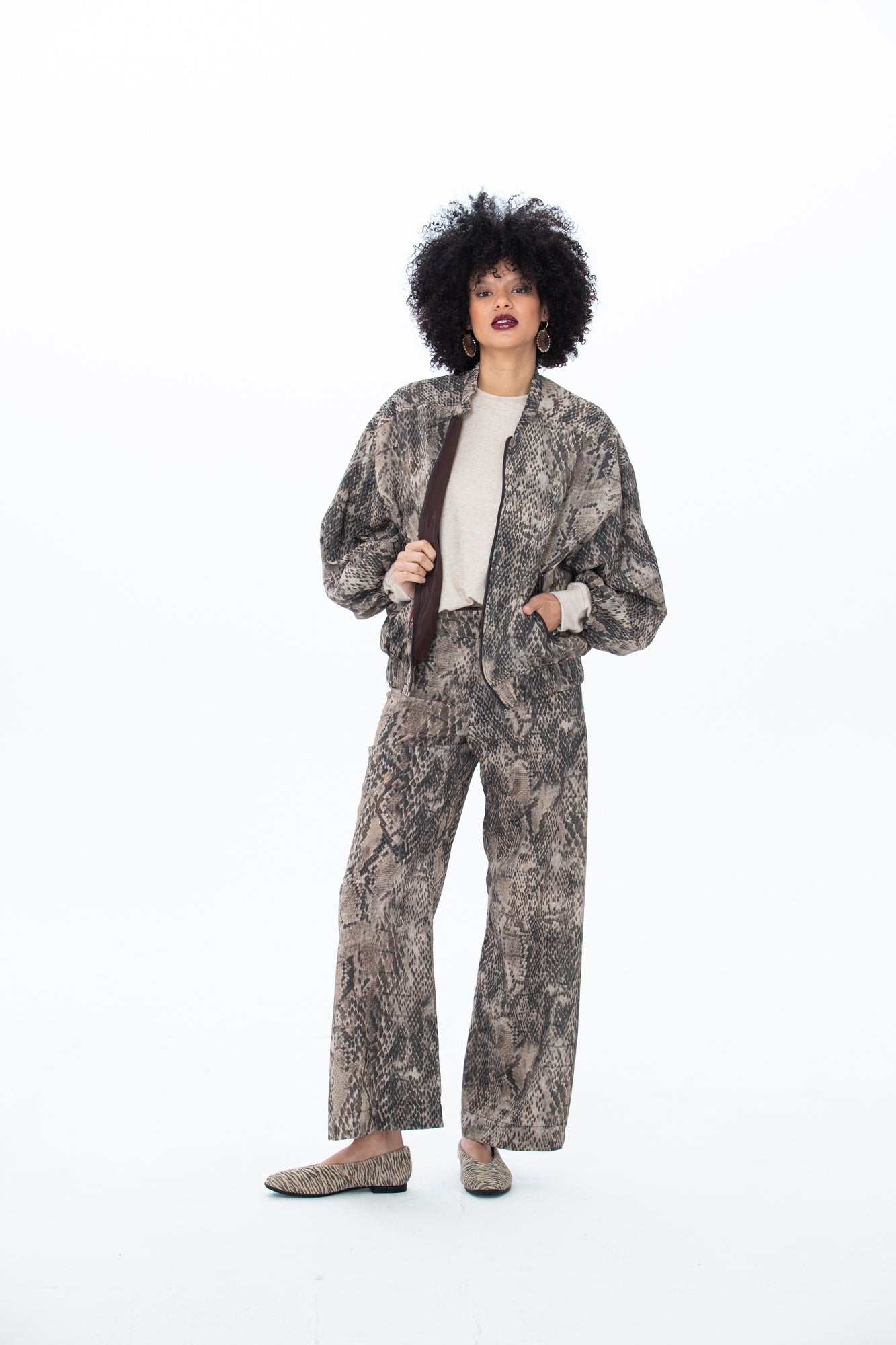 Maya Pants - Snakeskin