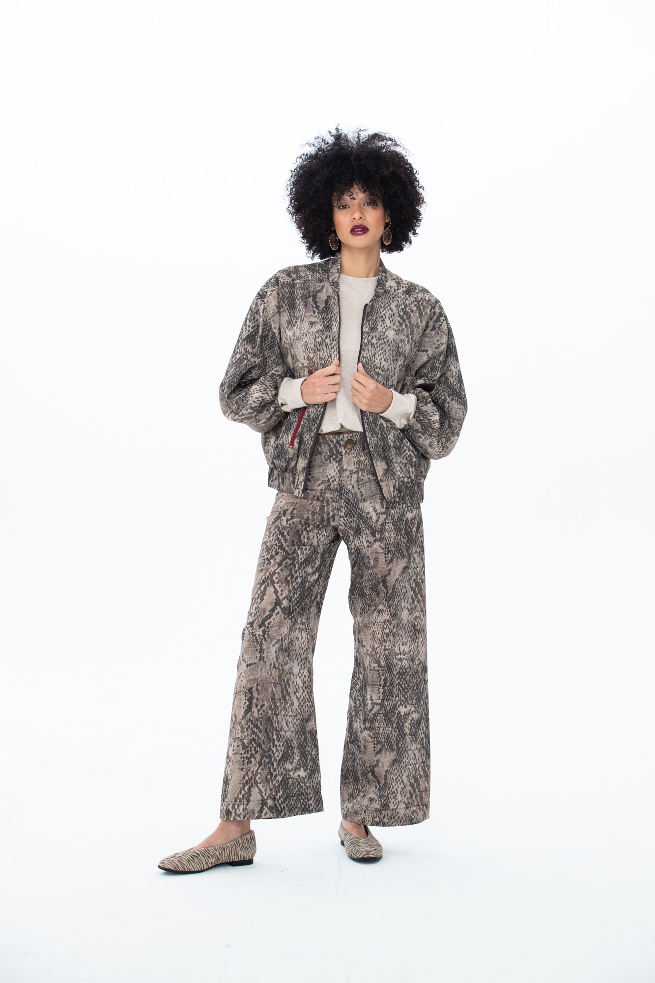 Maya Pants - Snakeskin