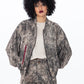 Josephine Bomber Jacket - Snakeskin