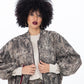 Josephine Bomber Jacket - Snakeskin