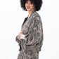 Josephine Bomber Jacket - Snakeskin
