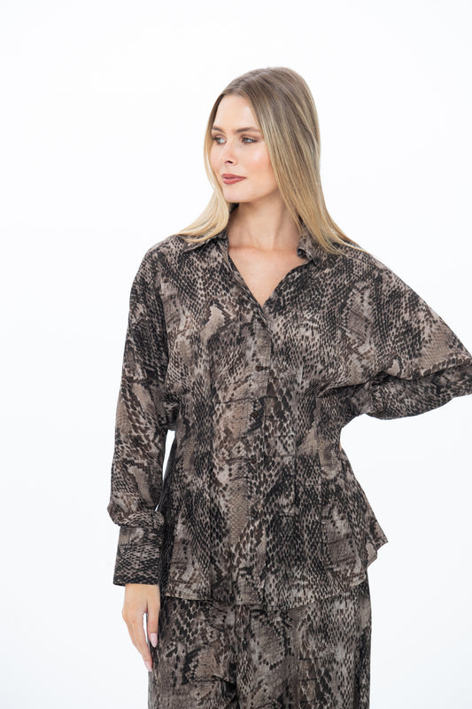 Margot Shirt - Snakeskin