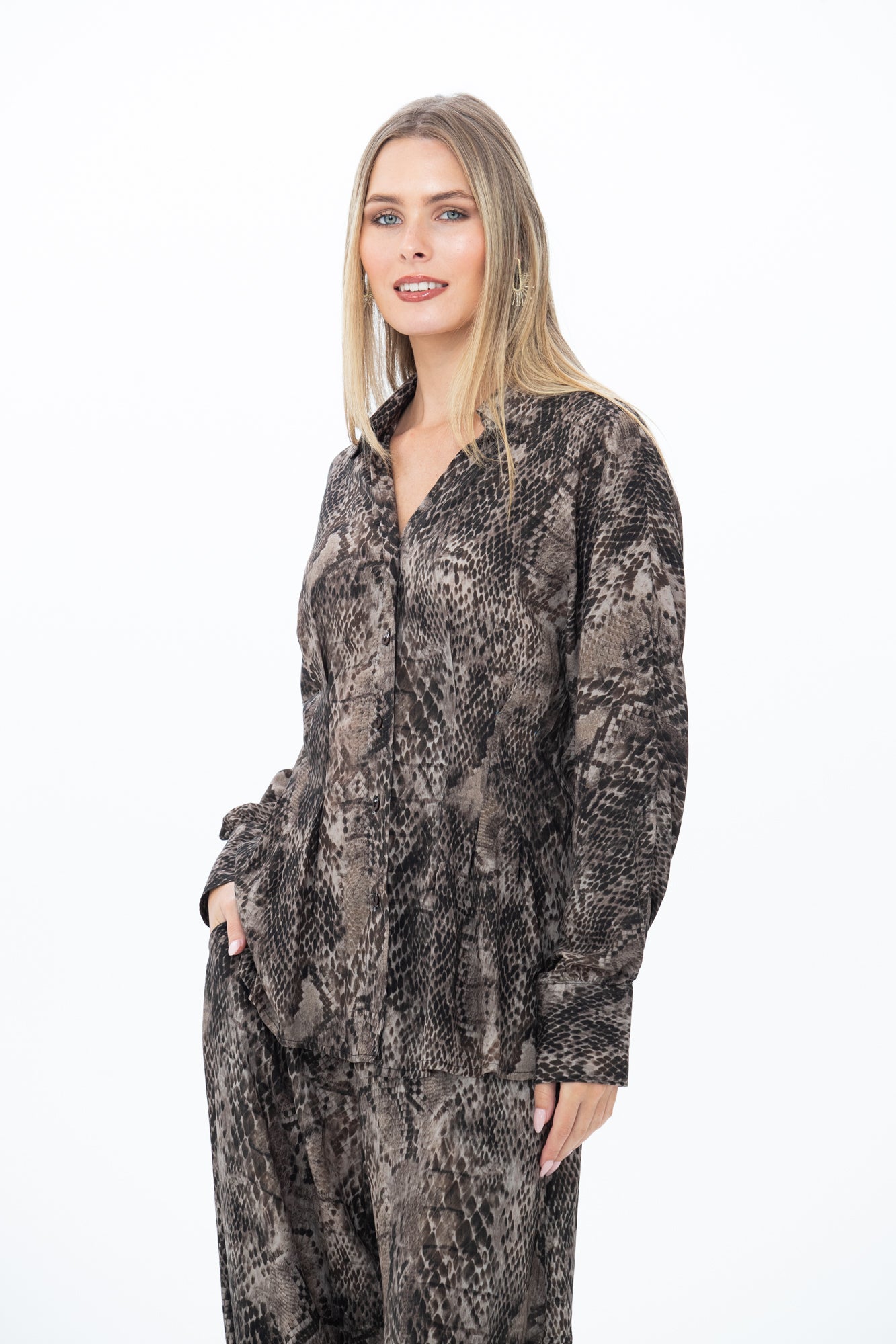 Margot Shirt - Snakeskin