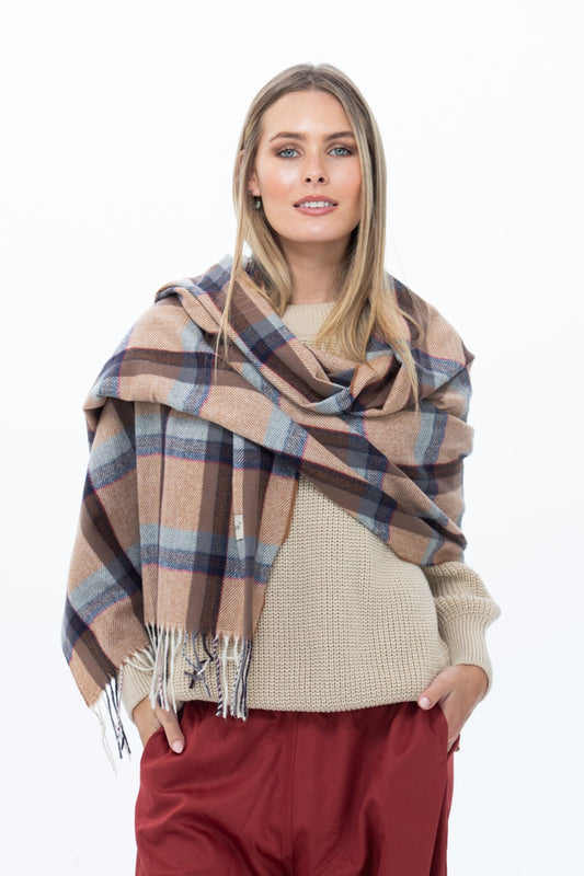 Blanket Wrap - Sand Check