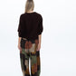 Stella Balloon Pants - Chocolate Abstract print