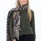 Leopard Wrap - Creme/Black
