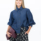 Harper Polka Dot Shirt – Denim
