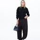 Stella Balloon Pants - Chocolate Animal print