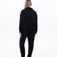 Audrey Cowl Neck Top - Black