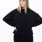 Audrey Cowl Neck Top - Black