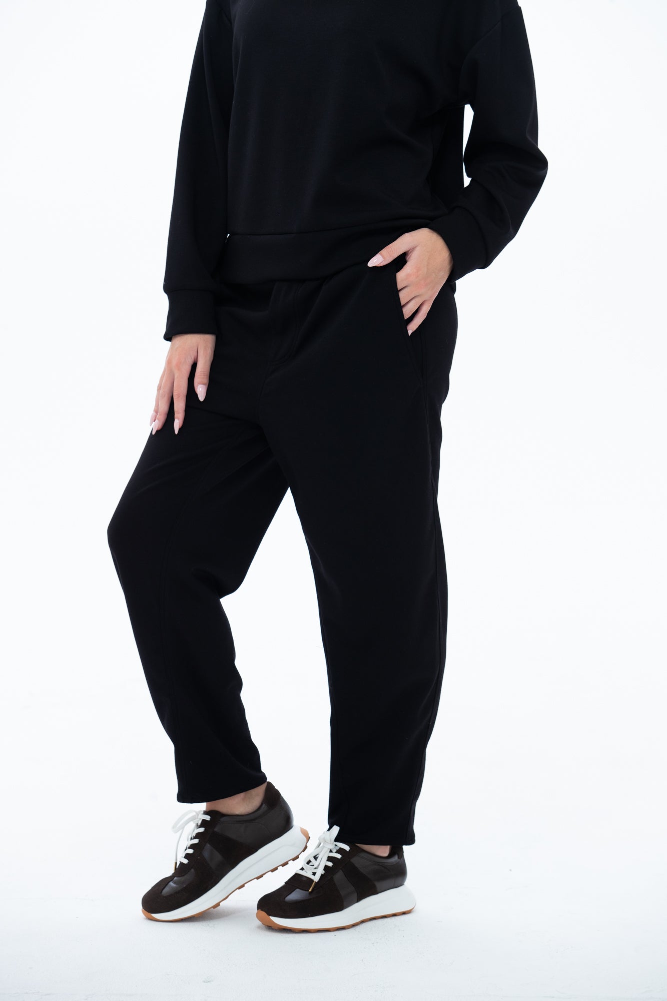 Parker Barrel Trackpants - Black