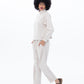 Parker Barrel Trackpants - Creme