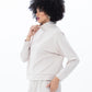 Drew 1/4 Zip Top - Creme