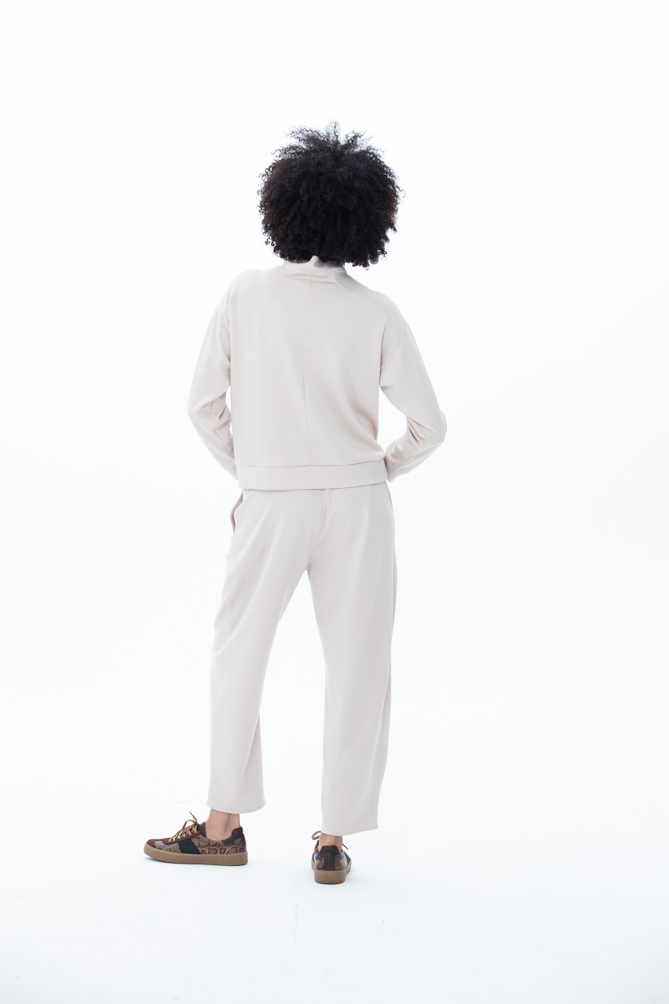 Parker Barrel Trackpants - Creme