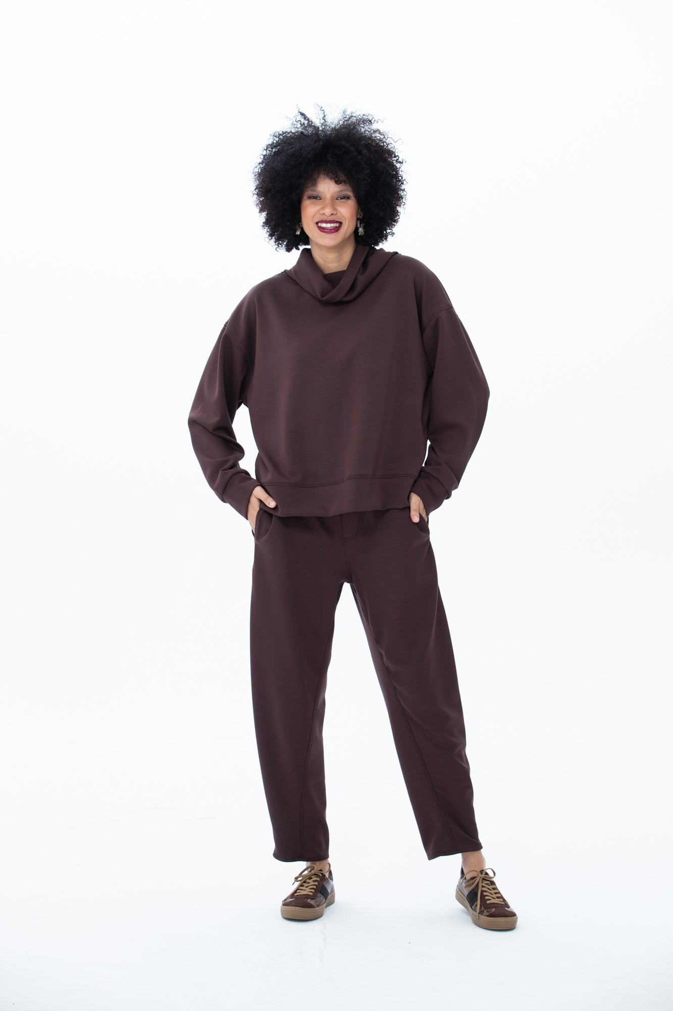 Parker Barrel Trackpants - Chocolate
