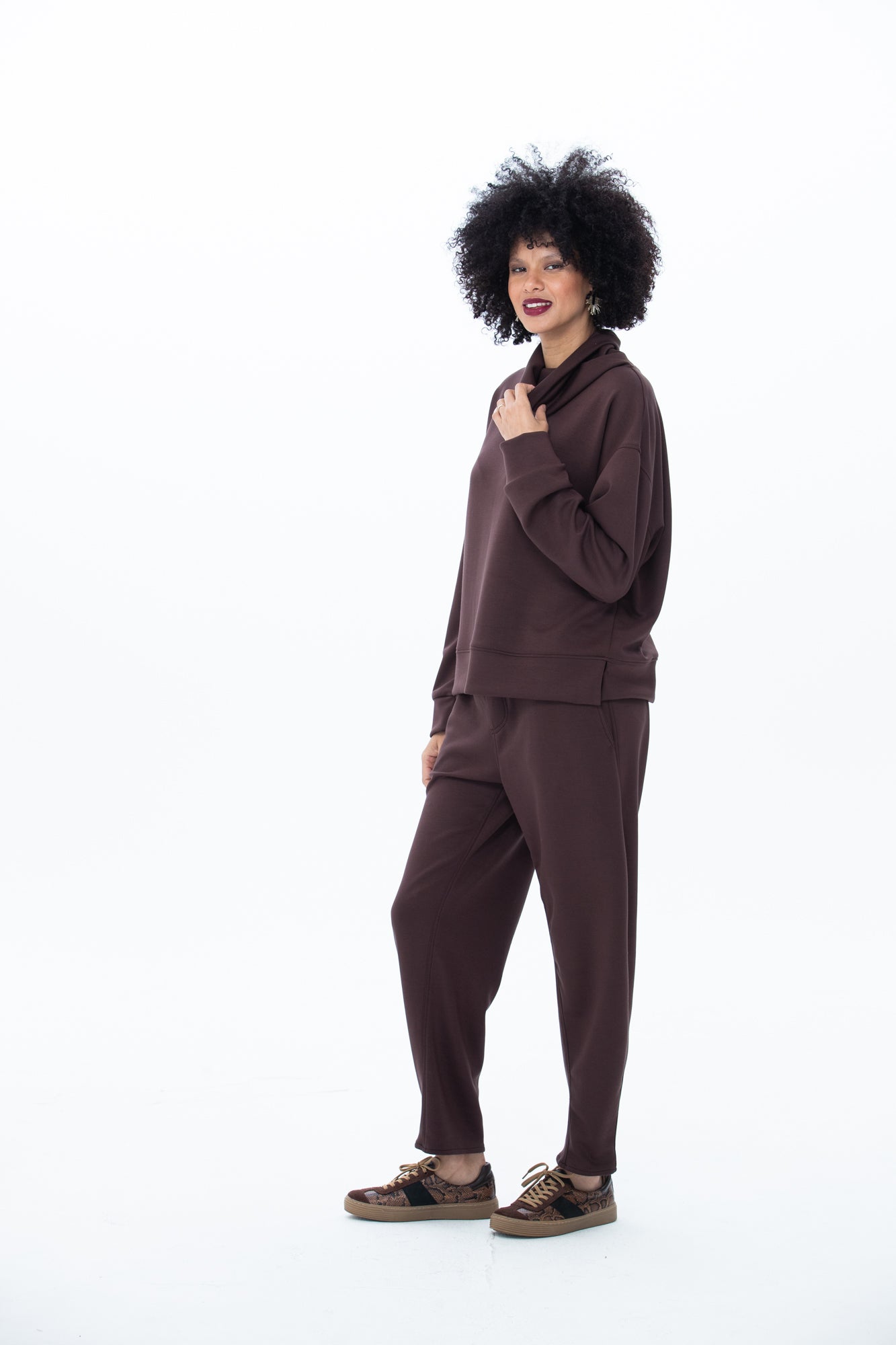 Parker Barrel Trackpants - Chocolate