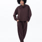 Audrey Cowl Neck Top - Chocolate