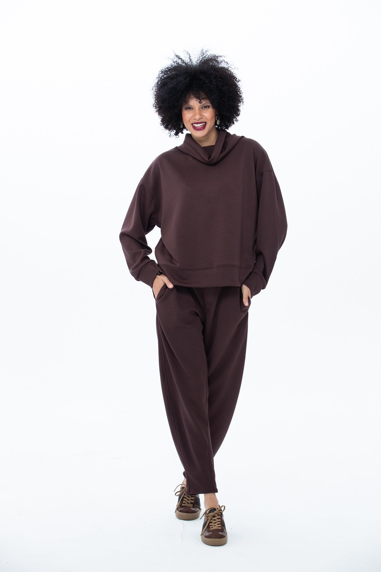 Parker Barrel Trackpants - Chocolate