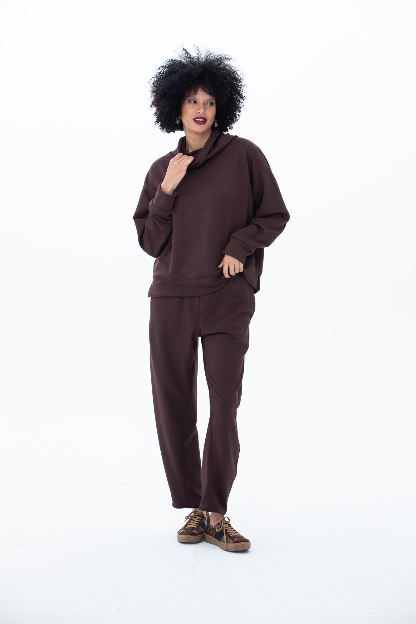 Parker Barrel Trackpants - Chocolate