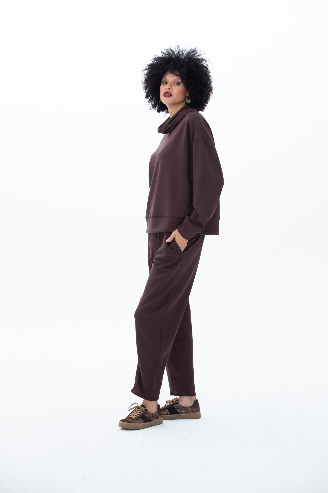 Parker Barrel Trackpants - Chocolate
