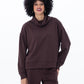 Audrey Cowl Neck Top - Chocolate