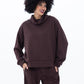 Audrey Cowl Neck Top - Chocolate