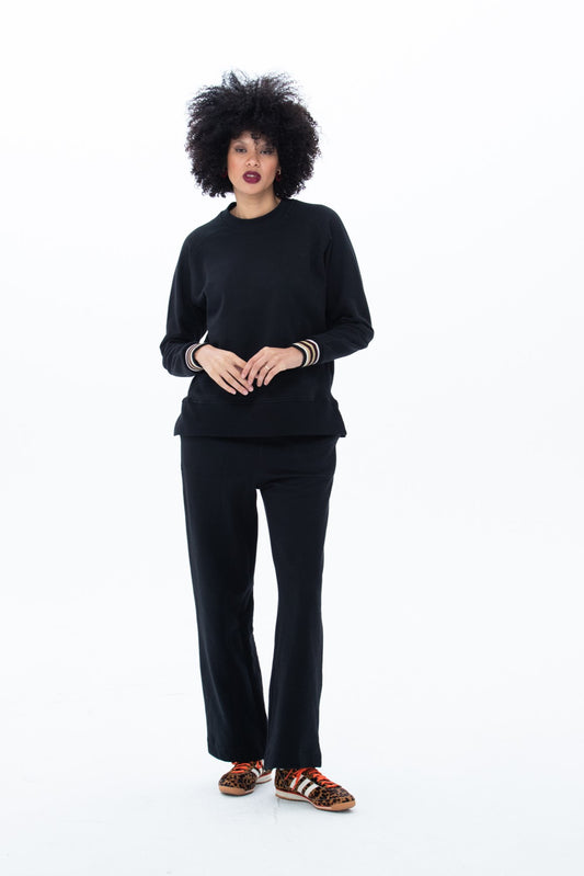 Nina Wide Leg Pants - Black
