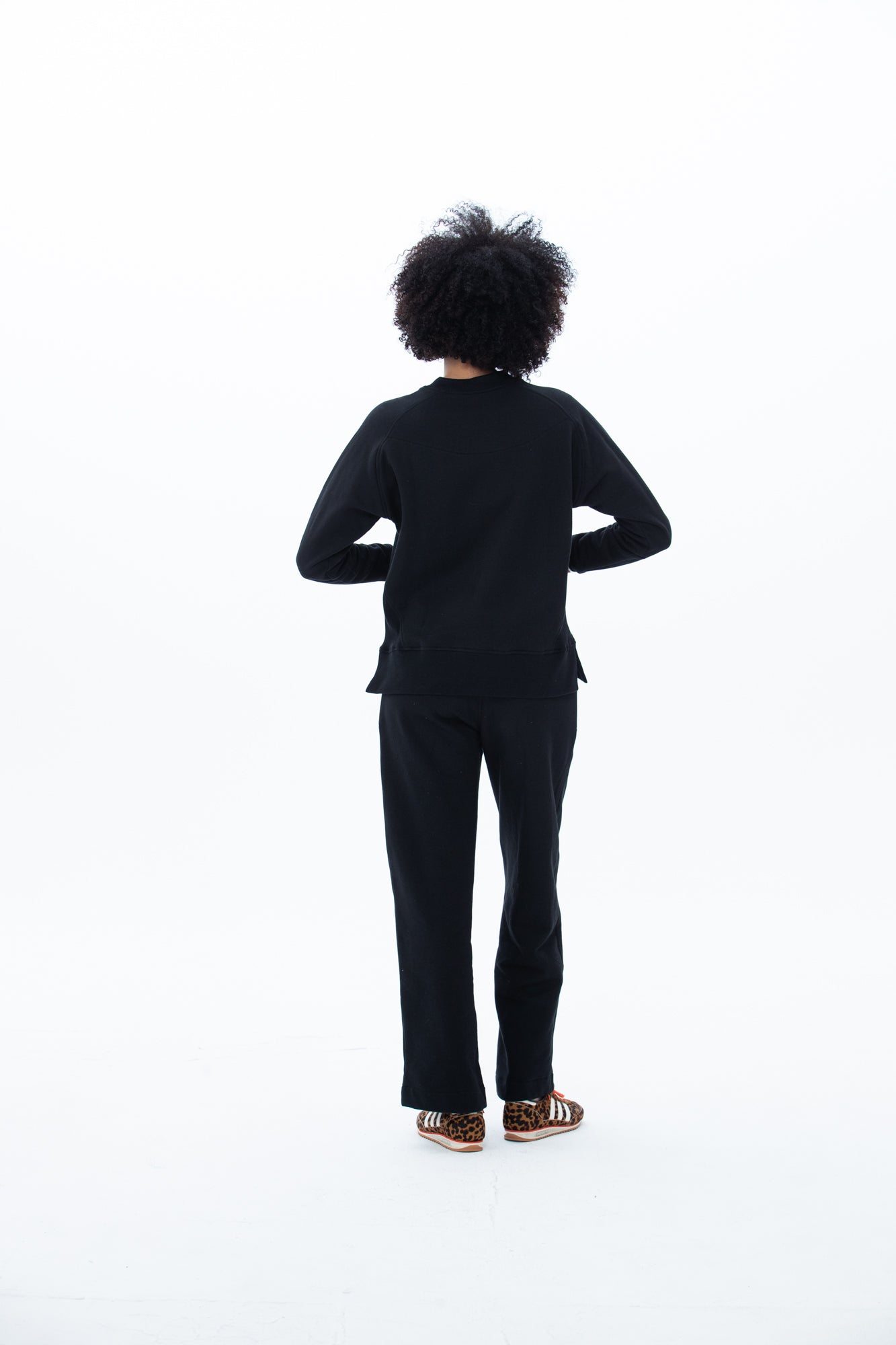 Nina Wide Leg Pants - Black