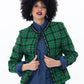 The Coco Jacket - Emerald Check