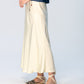 Ava Bias Cut Skirt - Butter Yellow