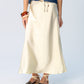 Ava Bias Cut Skirt - Butter Yellow