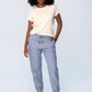 Rosa Summer Round Neck Tee - Butter Yellow