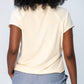 Rosa Summer Round Neck Tee - Butter Yellow