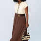 Toni Skirt - Chocolate