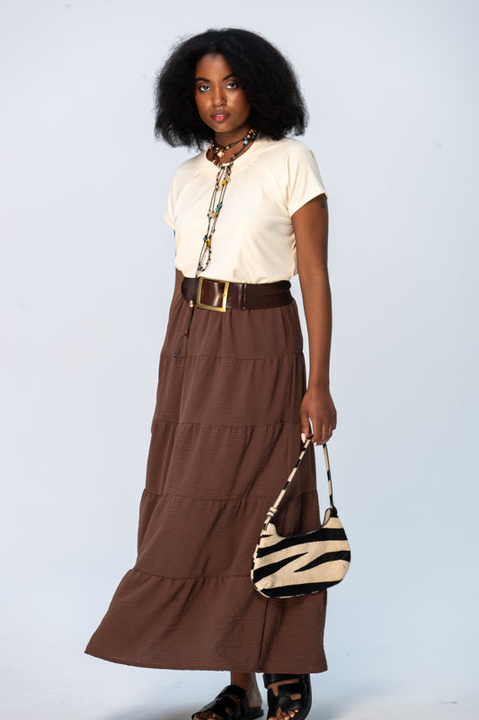 Toni Skirt - Chocolate