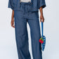Sydney Wide Leg Pants - Denim