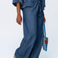 Sydney Wide Leg Pants - Denim