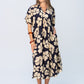 Zanzibar Dress - Navy and Creme