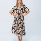 Zanzibar Dress - Navy and Creme
