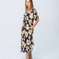 Zanzibar Dress - Navy and Creme