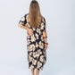 Zanzibar Dress - Navy and Creme
