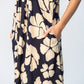 Zanzibar Dress - Navy and Creme