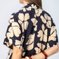 Zanzibar Dress - Navy and Creme