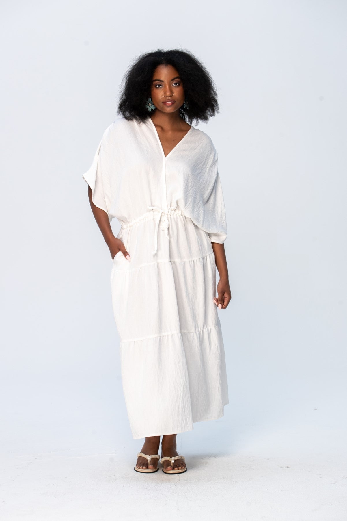 Grace Maxi Dress - White