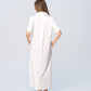 Santorini Pintuck Dress - White