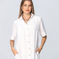 Santorini Pintuck Dress - White